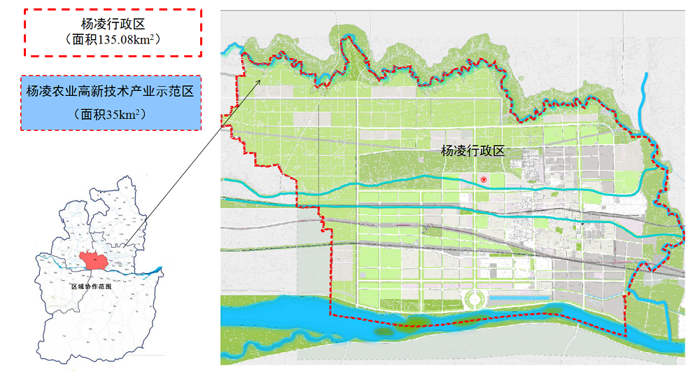 杨凌城市景观水系规划